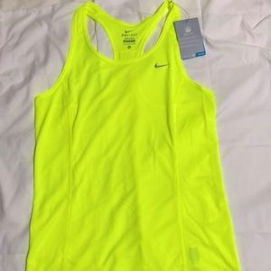Neon Yellow Nike Women’s Workout Top